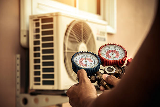 Professional Hvac Maintenance technician working in Camden, OH